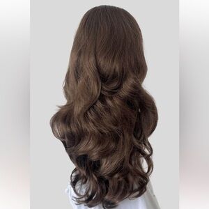 NWT Annabelle’s Wigs Bardot Half Wig (Medium/Dark Brown)